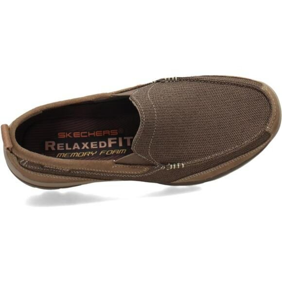 Mens Slip On Memory Foam Loafers Comfortable Casual Walking Shoes Relaxed Fit - Picture 6 of 8